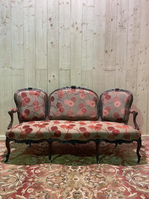 Sofa - Napoleon III / Louis XV bench