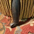 Napoleon III style velvet chaise longue