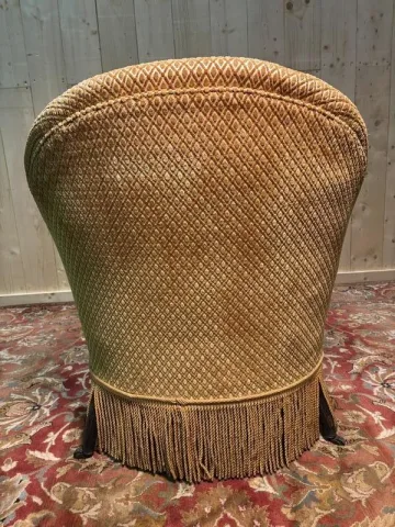 Méridienne en velours de style Napoléon IlI