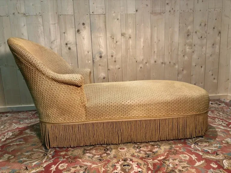Méridienne en velours de style Napoléon IlI