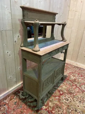 Buffet bas époque Art nouveau en chêne