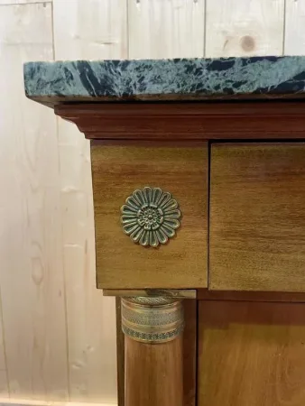 Commode de style Empire marbre vert