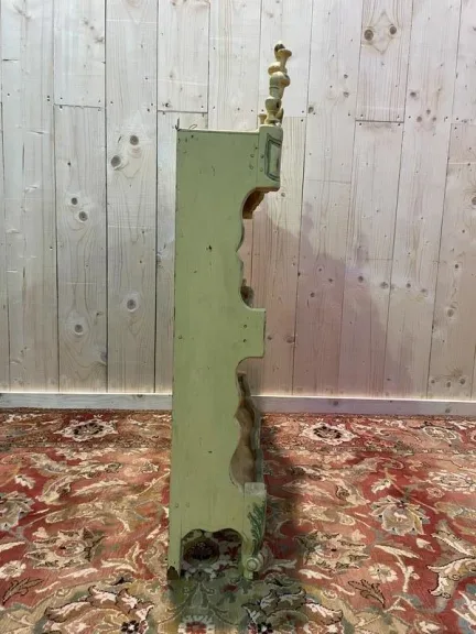 Estanier provençale en bois réchampi
