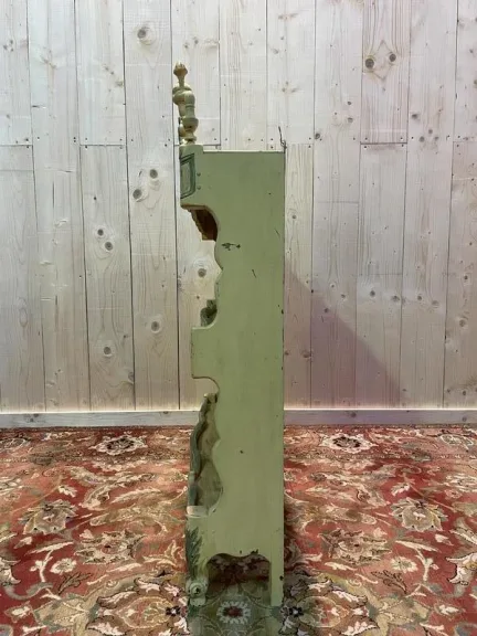 Estanier provençale en bois réchampi