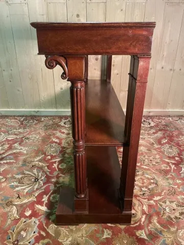 Empire style console with double columns