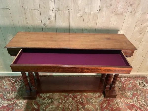 Console de style Empire à double colonnes