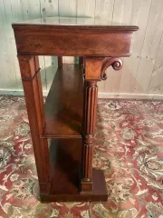 Empire style console with double columns