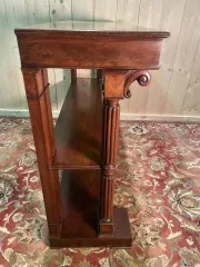 Empire style console with double columns