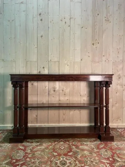 Console de style Empire à double colonnes