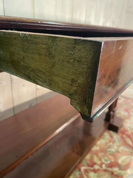 Empire style console with double columns