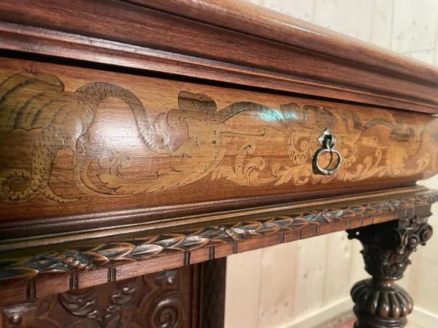 Console - Haute Époque / Renaissance style serving table