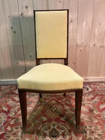 6 mahogany chairs in the Arbus taste