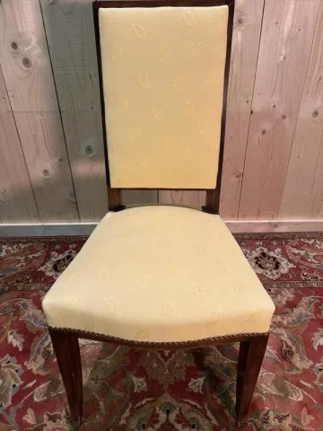 6 mahogany chairs in the Arbus taste