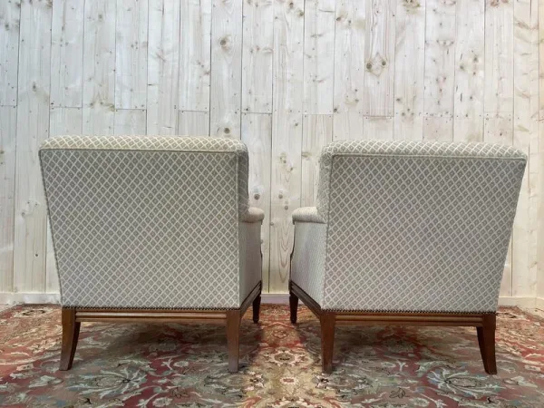 Salon Louis XVI Canapé et Paire de Bergères