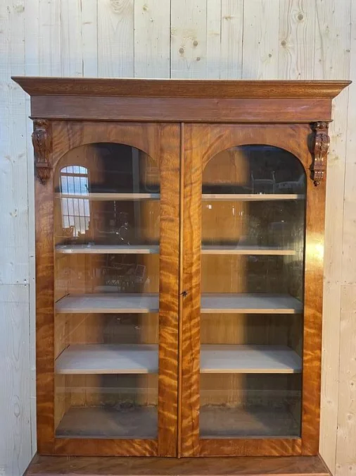Bibliothèque - Vitrine style anglais