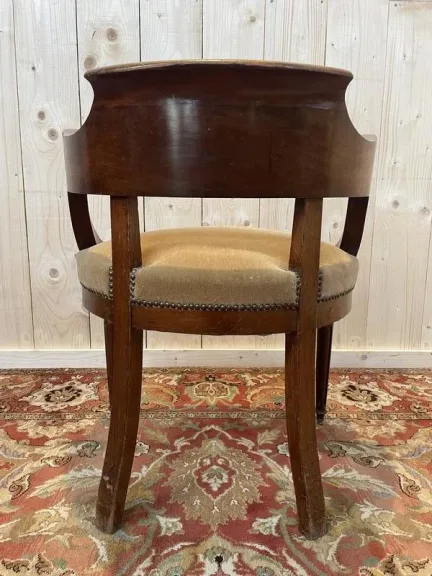 Fauteuil de bureau de style Louis XVI - Napoléon III