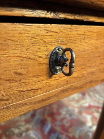 Bureau ou table en chêne
