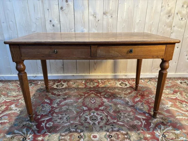 Bureau ou table en chêne