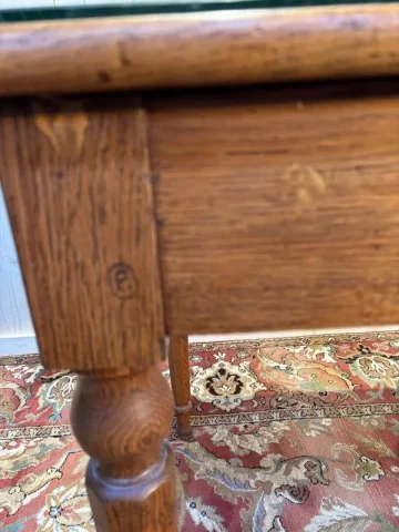 Bureau ou table en chêne