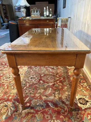 Bureau ou table en chêne