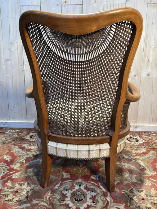 Bergère cannée en hêtre  style anglais