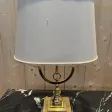 Ensemble de 2 lampes  en métal doré