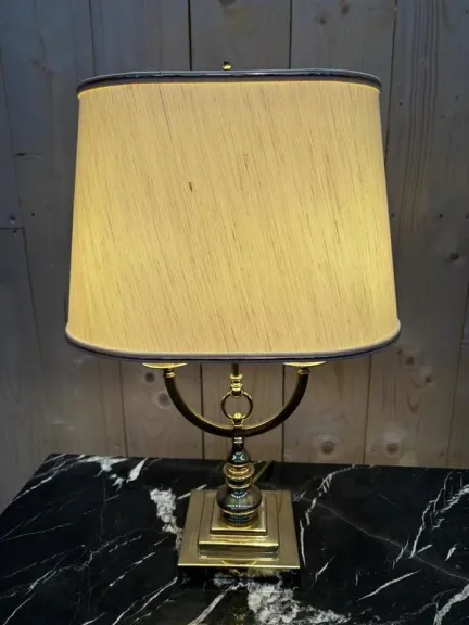 Ensemble de 2 lampes  en métal doré