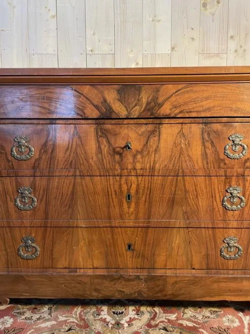 Convenient Louis Philippe era in walnut