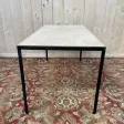 Table - Bureau en fer et bois