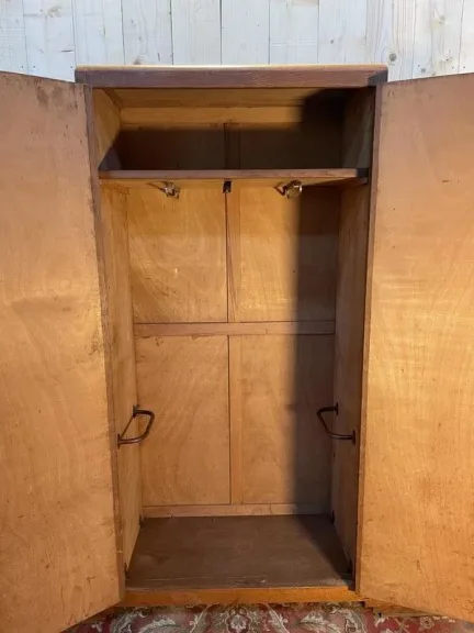 Armoire de chambre -Penderie époque Art Déco en chêne