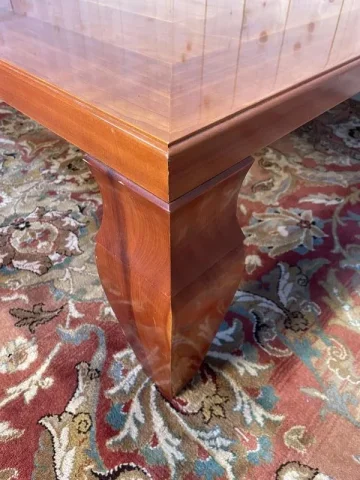 Table basse en merisier Léon Krier pour GIORGETTI