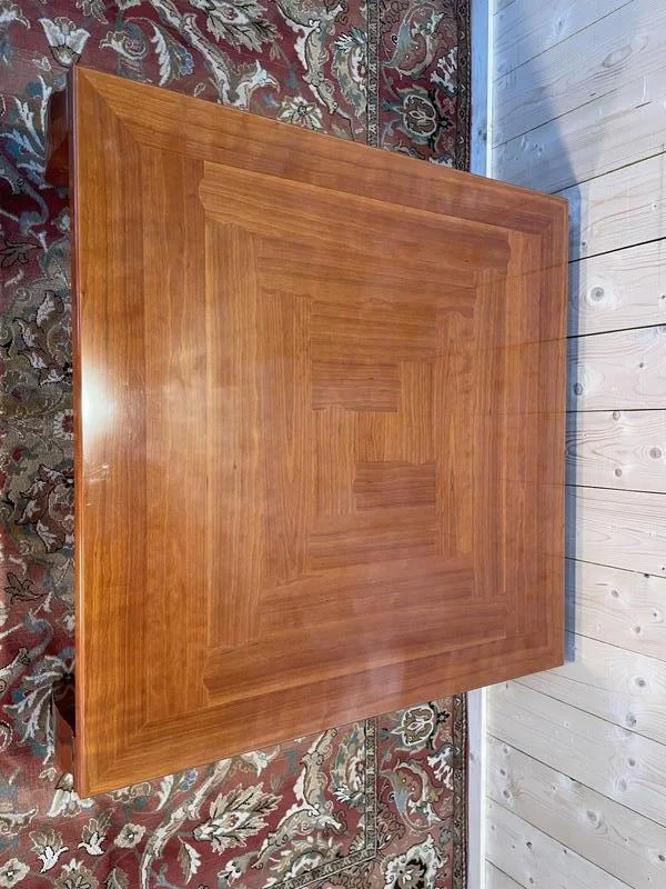 Cherry coffee table Léon Krier for Giorgetti