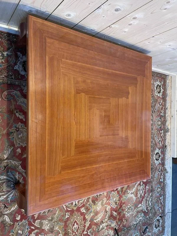 Cherry coffee table Léon Krier for Giorgetti