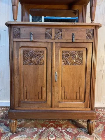 Buffet deux corps Art Déco
