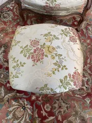 Bergère style Louis XV et repose pied