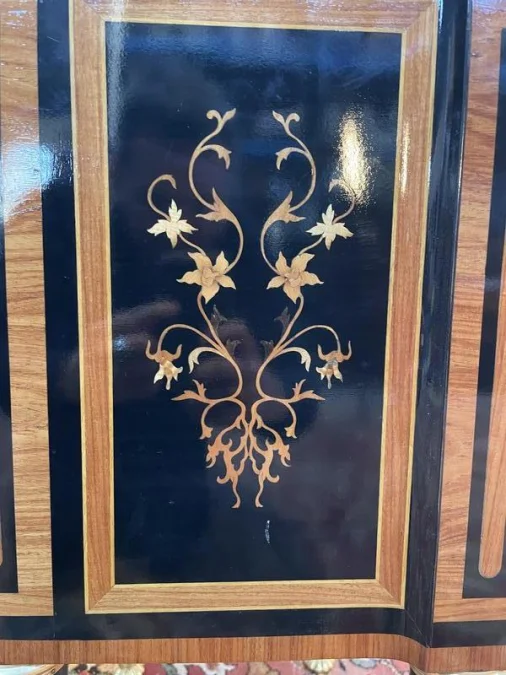 Pair of Louis XVI Jansen style chevet tables