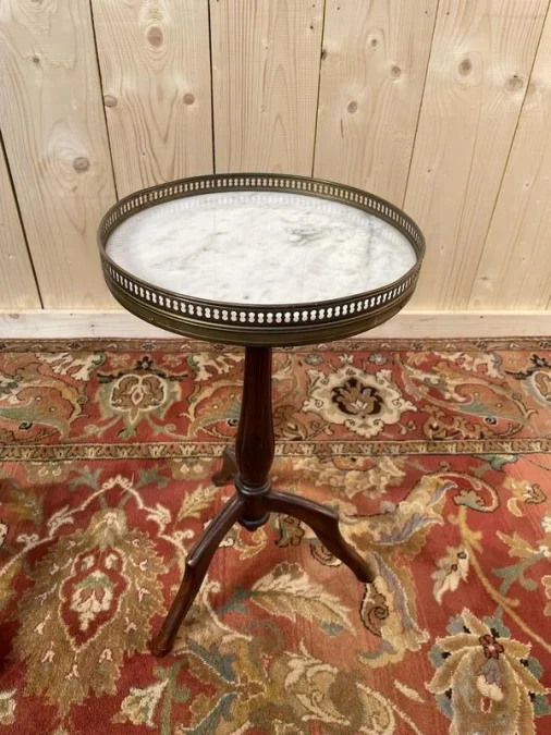 Paire de guéridon tripode style Louis XVI