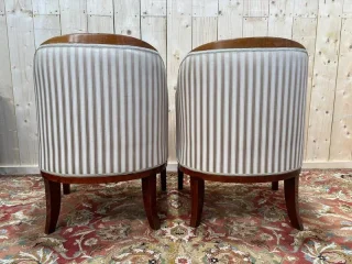 Pair of Bergales Bergales Bidermeier / Art Deco armchairs