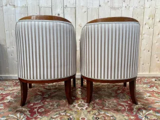 Pair of Bergales Bergales Bidermeier / Art Deco armchairs