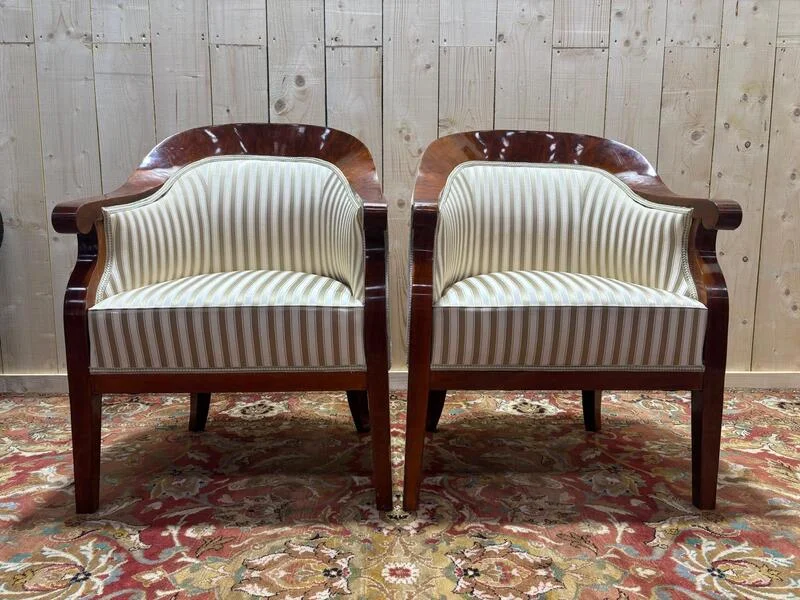 Pair of Bergales Bergales Bidermeier / Art Deco armchairs