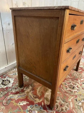 Commode chêne époque Art Déco - Art Nouveau