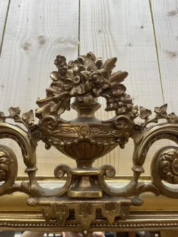 Miroir époque Louis Philippe à fronton OR