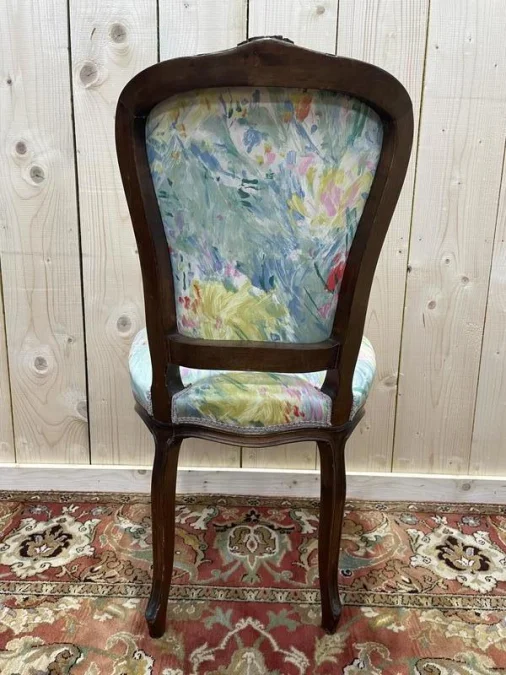 Continuation of 6 Louis Philippe chairs in Rossi Fleuri