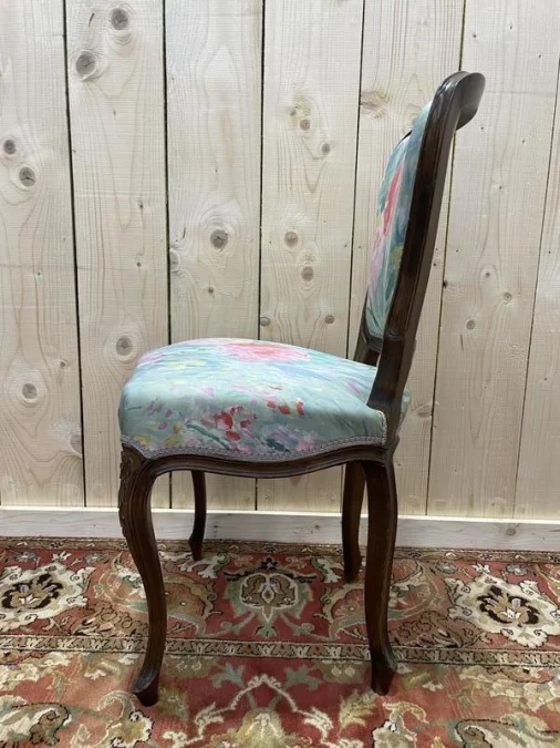 Continuation of 6 Louis Philippe chairs in Rossi Fleuri