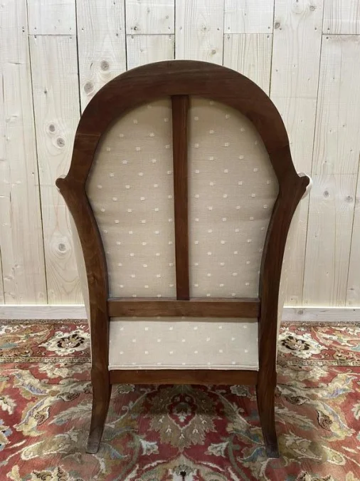Bergère époque Art Déco en acajou