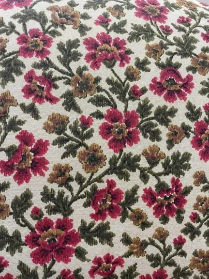 Paire de fauteuils bergères Art Déco / Vintage à fleurs