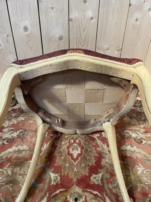 Suite of 6 Venirian chairs era Louis XV