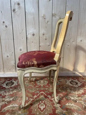 Suite de 6 chaises Veniriennes époque Louis XV