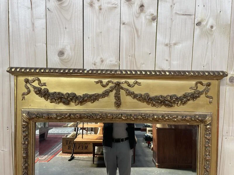 Mirror - Trumeau Style Louis XVI era napoleon III