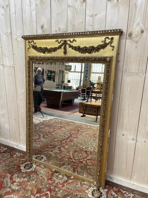 Mirror - Trumeau Style Louis XVI era napoleon III